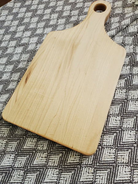 Maple cutting boards with handle
